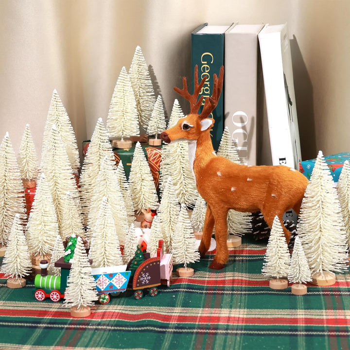 30Pcs Christmas Decorations Mini Christmas Trees