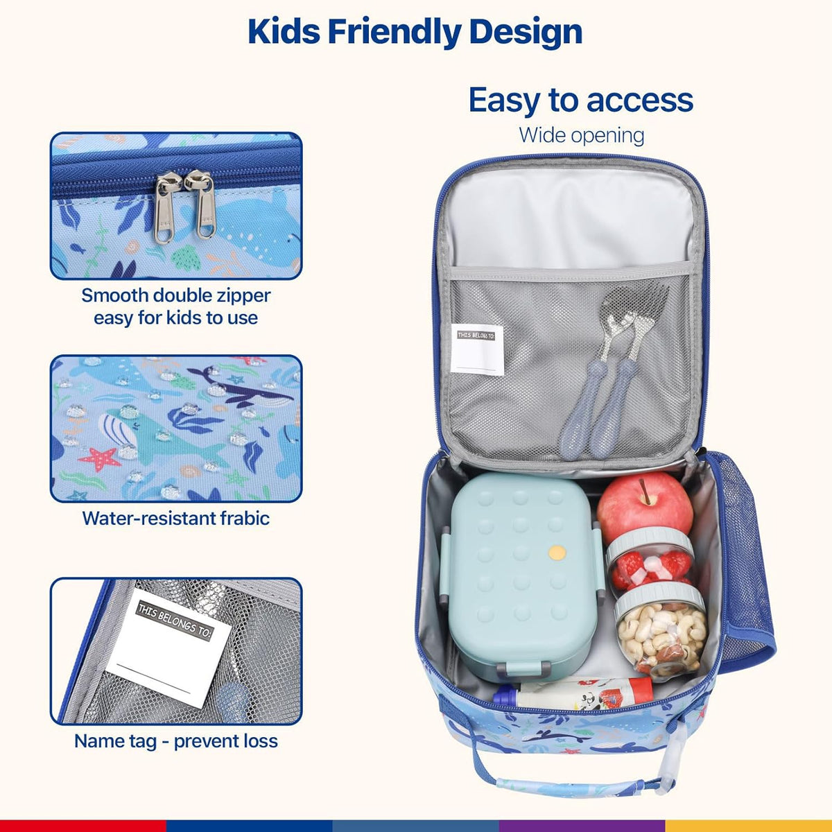 Insulated Kids Lunch Bag