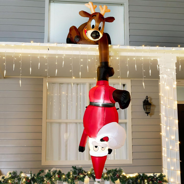 8 FT Hanging Christmas Inflatables Decoration