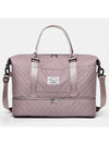 Diamond Grid Oxford Cloth Oversize Travel Bag