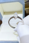 2 Carat Moissanite 925 Sterling Silver Ring