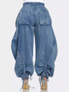 Cocoa Yacht Club Drawstring Denim Pants