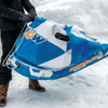 Watersports Snow Tube Bobsled for Kids and Adults w Front Snow Shield