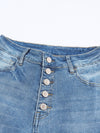 Blue Light Wash High Waisted Bell Bottom Jeans