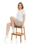 Women’s Bamboo Ankle Socks 8-Pack "White" - 631