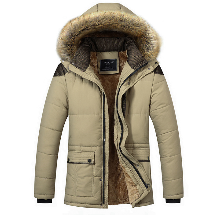 Cocoa Yacht Club Men's Hooded Down Coat