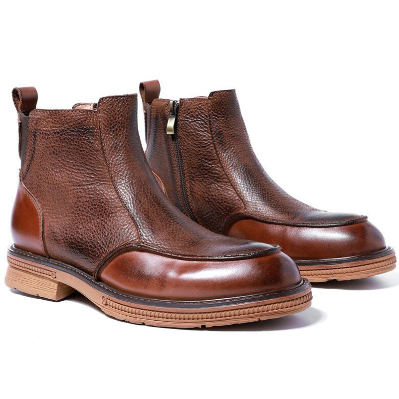 Cocoa Yacht Club Full Grain Leather Retro Boots