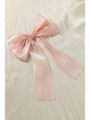 Apricot Pink Butterfly Bowknot Hair Clip