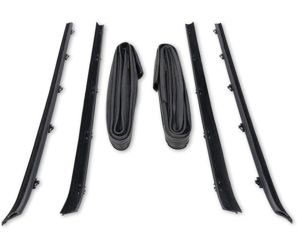 Open Box WEILEITE Front Door Window Channel Felt Trim Seal Weather Stripping Kit 