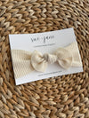 Organic Cotton Waffle Baby Headband | 0–2 Years