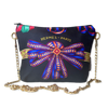 Rubans du Cheval Noir Vintage Silk Scarf Crossbody Bag