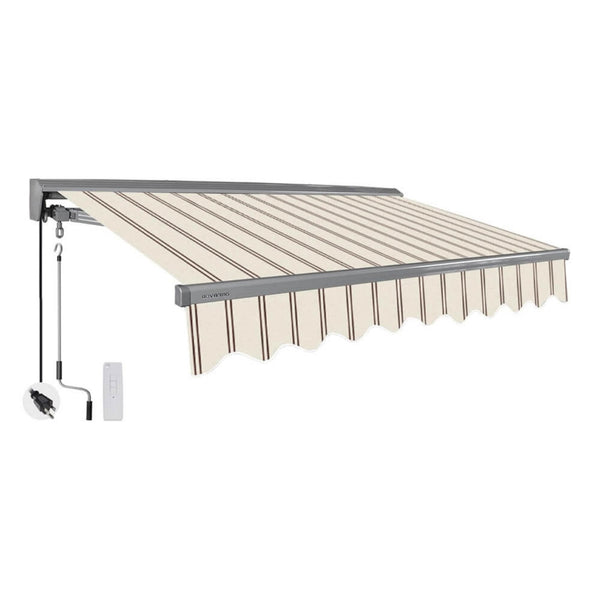 Advaning Classic Series Fully Assembled Retractable Sun Shade Canopy Awning (SAK92851)