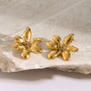 Stainless Steel Flower Earrings - Cocoa Yacht Club