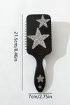 Black Rhinestone Star Air Cushion Comb