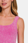 Zenana Ribbed Scoop Neck Tank Top
