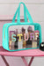 Light Blue STUFF Patch Clear Makeup Bag