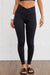 Black Arched Waist Seamless Active Leggings - Cocoa Yacht Club