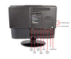 Supersonic 13.3" 12 Volt ACDC LED HDTV with DVD Player, USB, SD Card Reader and HDMI (SC-1312)