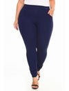 Lady's Plus Size Ponte Pants - PLUS SIZE