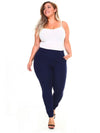 Lady's Plus Size Ponte Pants - PLUS SIZE