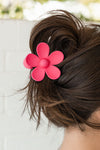 Light Blue Flower Hair Claw Clip