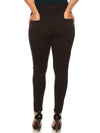 Lady's Plus Size Ponte Pants - PLUS SIZE