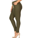 Lady's Plus Size Ponte Pants - PLUS SIZE