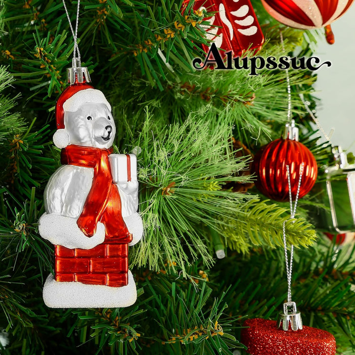 112pcs Christmas Balls Ornaments Set