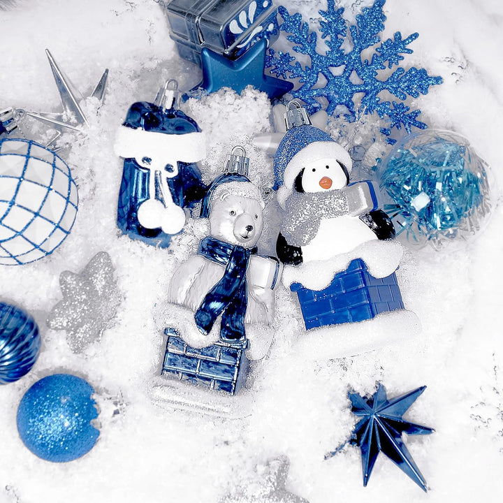 112pcs Christmas Balls Ornaments Set