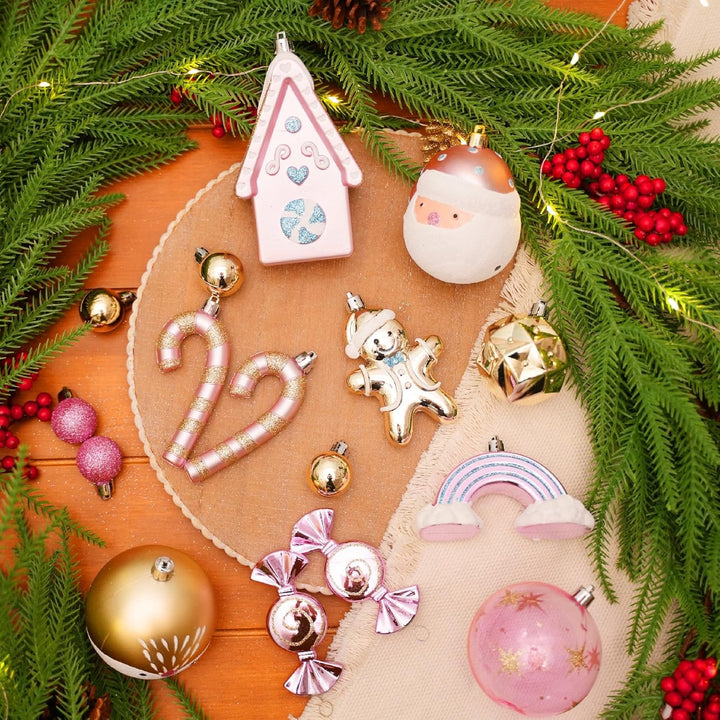 65pcs Christmas Balls Ornaments Set