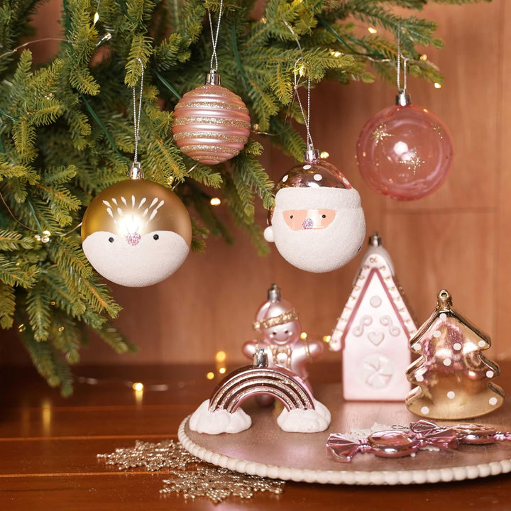 65pcs Christmas Balls Ornaments Set