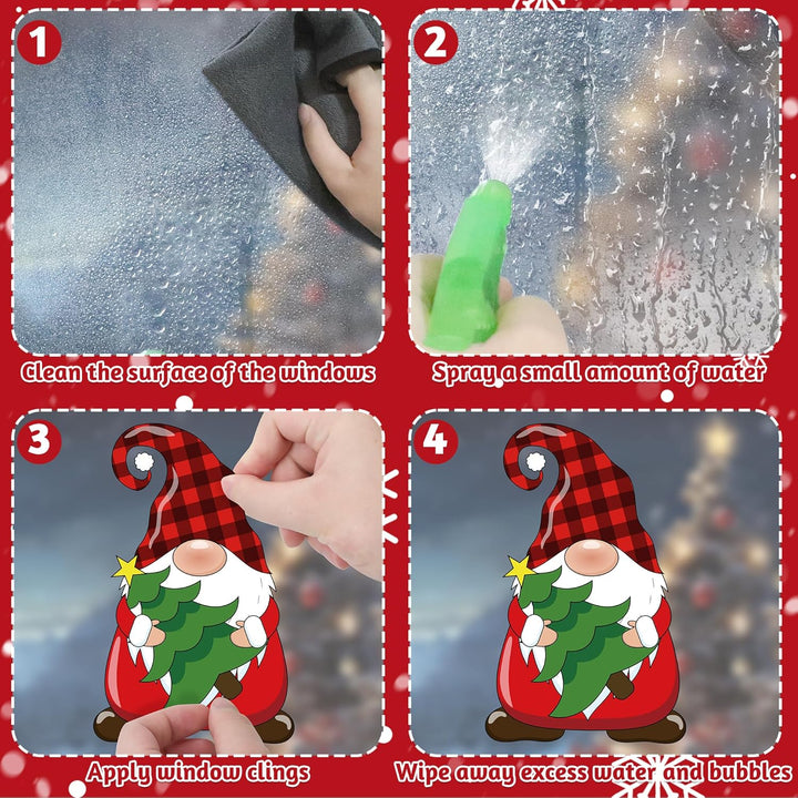116PCS Christmas Decorations, 9 Sheets