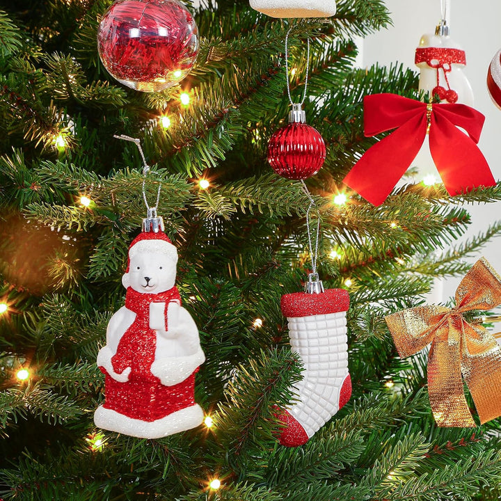 112pcs Christmas Balls Ornaments Set