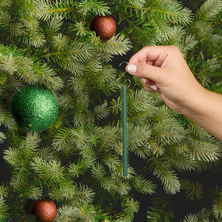 Scentsicles White Winter Fir Scented Christmas Tree Ornaments - 2 Bottles (12 Sticks Total)