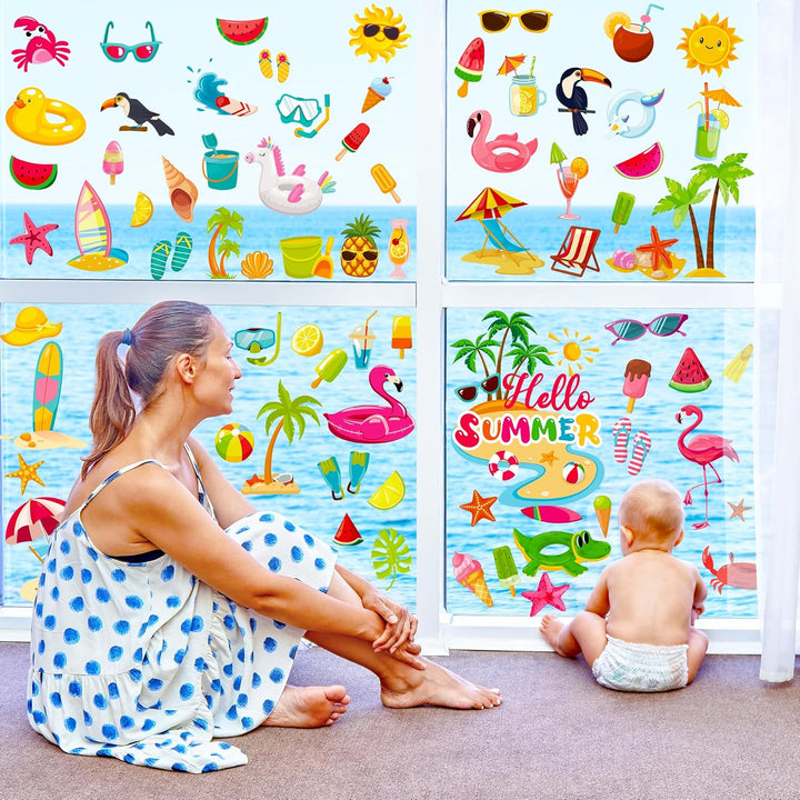 116PCS Christmas Decorations, 9 Sheets