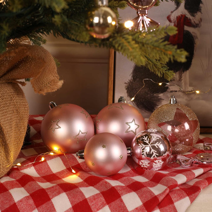 65pcs Christmas Balls Ornaments Set