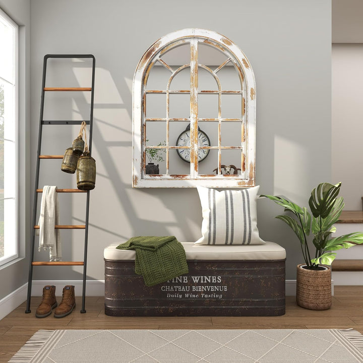 Deco 79 Gold Metal Tibetan Inspired Decorative Giant XL Cow Bells