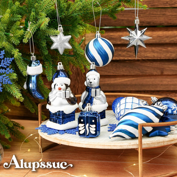 112pcs Christmas Balls Ornaments Set