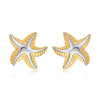 Cocoa Yacht Club Sterling Silver Crab Starfish Stud Earrings