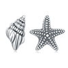 Cocoa Yacht Club Sterling Silver Crab Starfish Stud Earrings