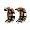 Light luxury C-shaped earring accessories for women