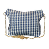Couvertures et Tenues du Jour Blue Vintage Scarf Crossbody Bag
