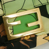 Fendi Vintage Convertible Uette Green Baguette Belt Bag