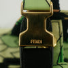 Fendi Vintage Convertible Uette Green Baguette Belt Bag