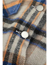 Brown Plaid Button Up Long Sleeve Flannel Shacket