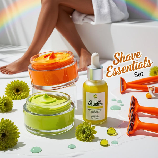 Citrus Squeeze – Orange, Kiwi & Lemon | Shave Essentials Set