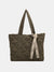 Quilted Nylon Large Tote Bag