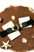 Black Fashion Elastic Buckle Waist Belt
