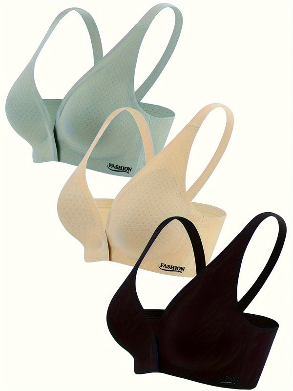3-Piece Wireless Tank Bra