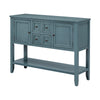 Cocoa Yacht Club Cambridge Series Spacious Storage Retro Console Desk with Four Small Drawers and Bottom Shelf